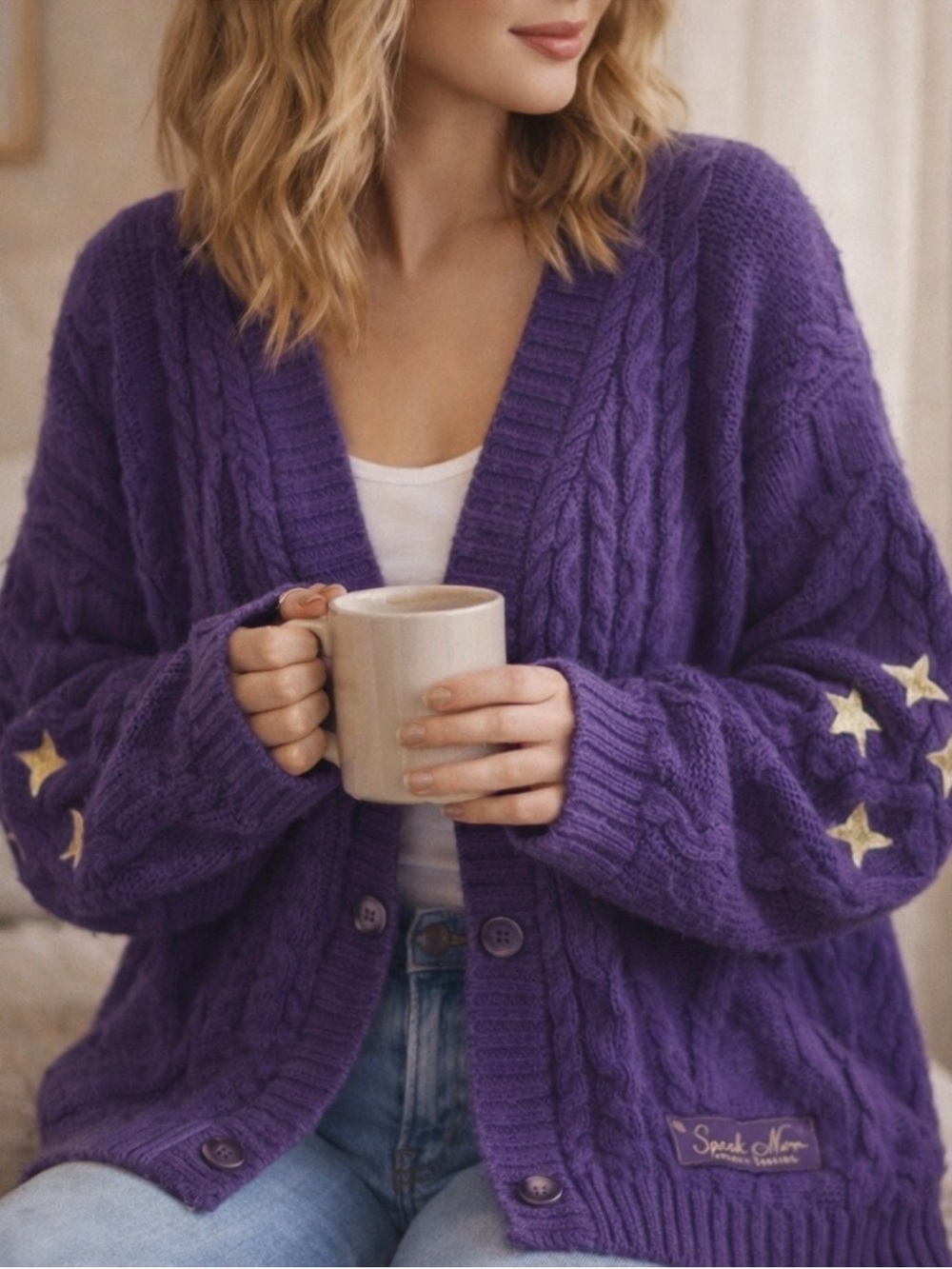 Taylor Swift Speak Now Taylor's Version Purple Cardigan MD/LG
Official Merch V - Picture 3 of 13